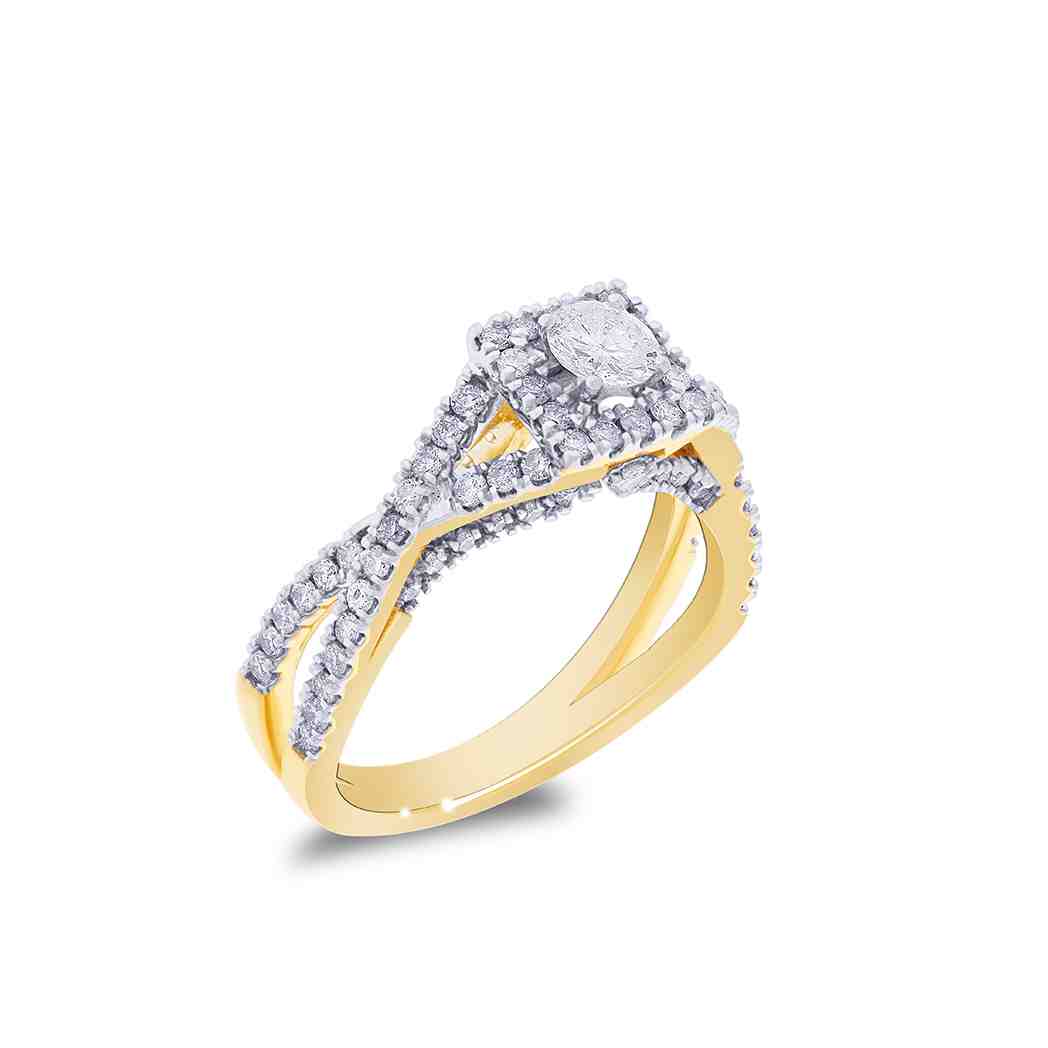 Round Brilliant Cut Diamond Engagement Ring LR11707A